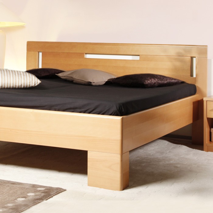 Zvýšená postel Varezza 4, masiv buk průběžný olej č. 1 přírodní, výrobce Kolacia Design