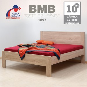Zvýšená postel ELLA FAMILY lamino, BMB