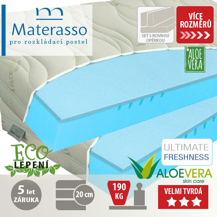 Matrace POLARGEL SUPERIOR k rozkládací posteli, Materasso