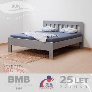 Zvýšená postel ELLA DREAM masiv buk, BMB